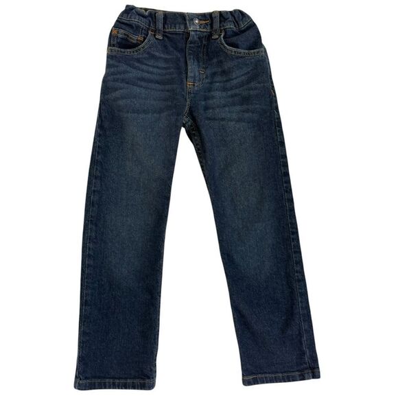 Wrangler Boys Kids Dark Blue Classic Straight Leg Denim Jeans. 6. - Picture 1 of 6
